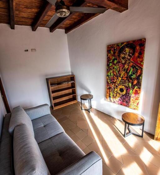 غرفة ديلوكس مزودة بشرفة, La Casa Amarilla