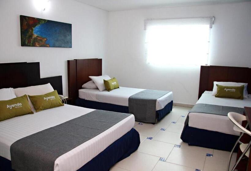غرفة قياسية رباعية, Ayenda 1801 El Oceano