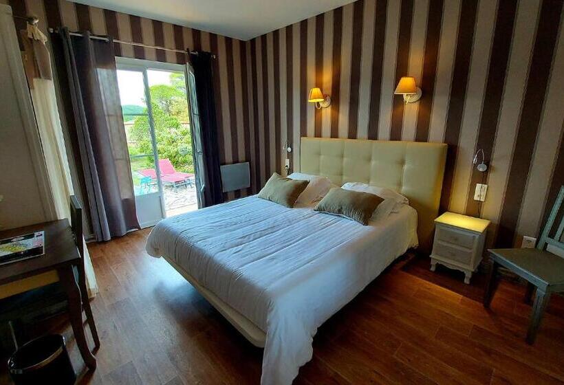 Стандартный Номер Кровать Кинг, Hôtel Les Hauts De Mourèze