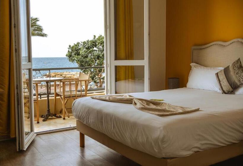 Номер Deluxe Вид на Море с Балконом, Hôtel Du Bord De Mer Le Vanillé