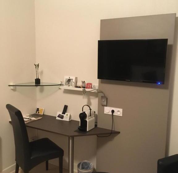 غرفة قياسية سرير كينج, Logis Hôtel Restaurant La Bastide