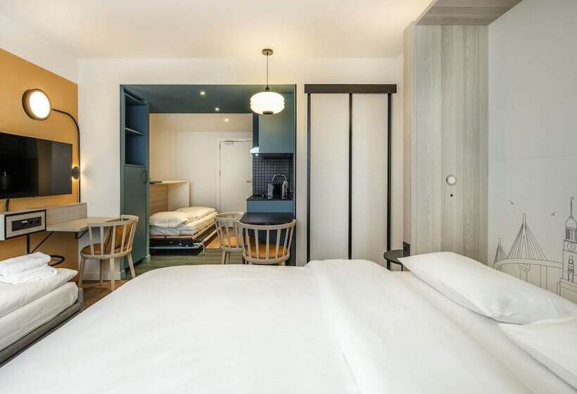 Студия Стандарт, Aparthotel Adagio Access Rouen Centre Cathédrale