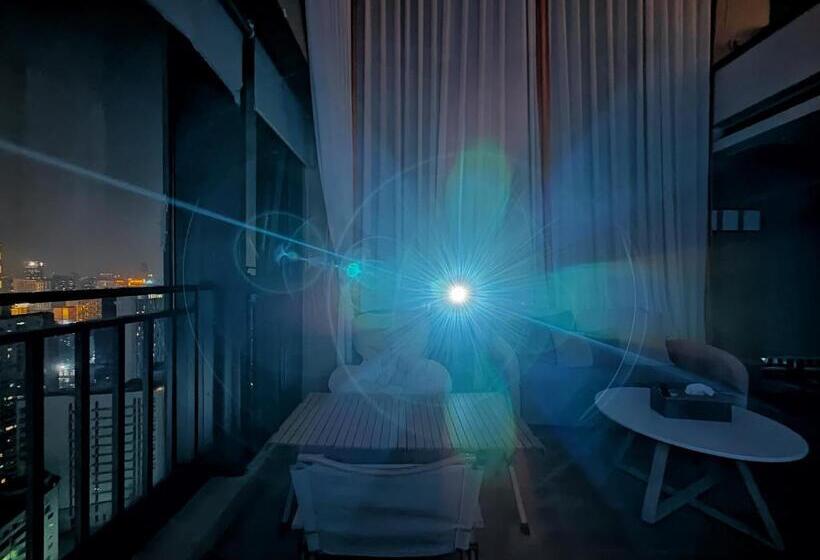 Apartamento Dúplex 1 Dormitório, 邻致公寓东站中汇店