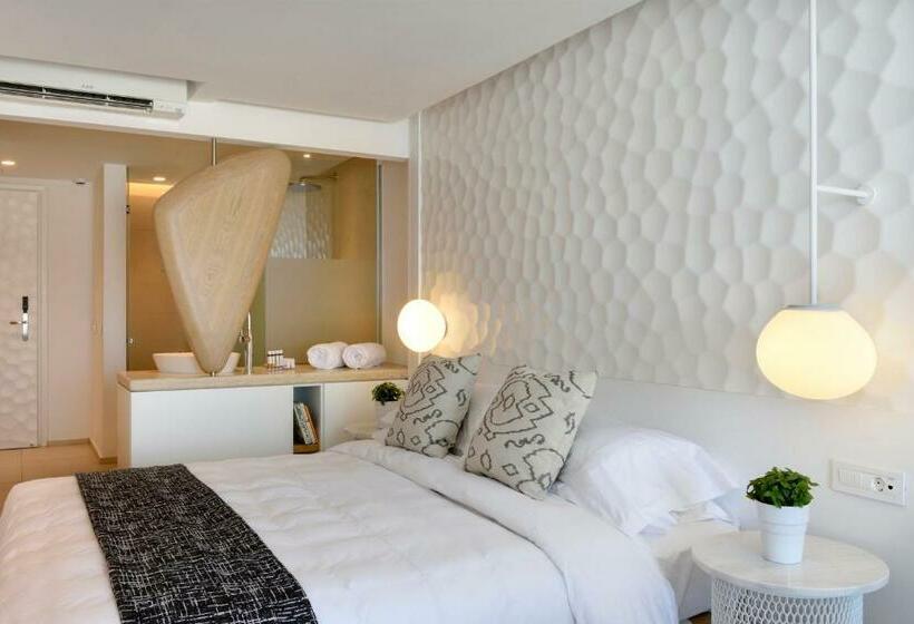 디럭스 룸 가든 전망, Myconian Kyma, A Member Of Design Hotels