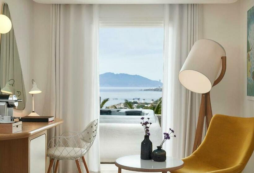 디럭스 룸 바다 전망, Myconian Kyma, A Member Of Design Hotels