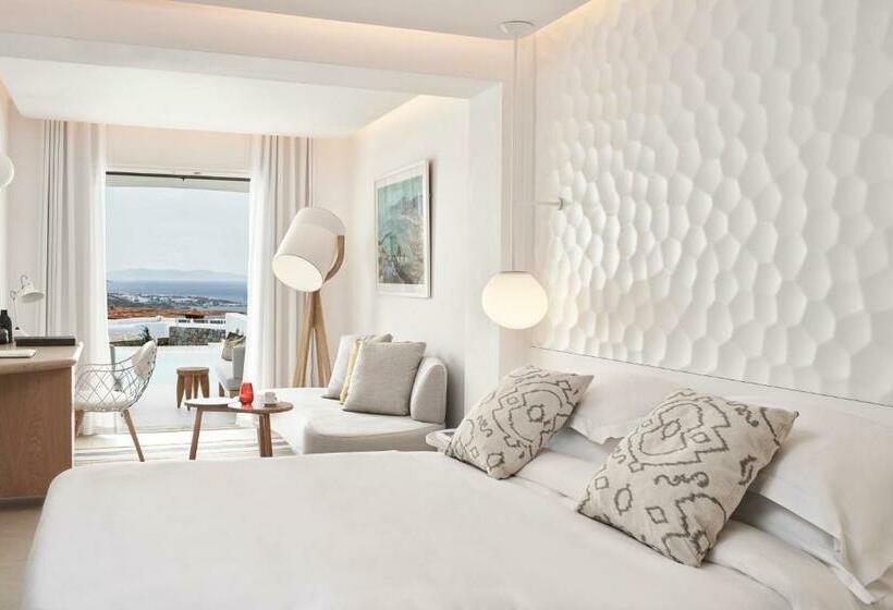 수피리어 룸 바다 전망, Myconian Kyma, A Member Of Design Hotels