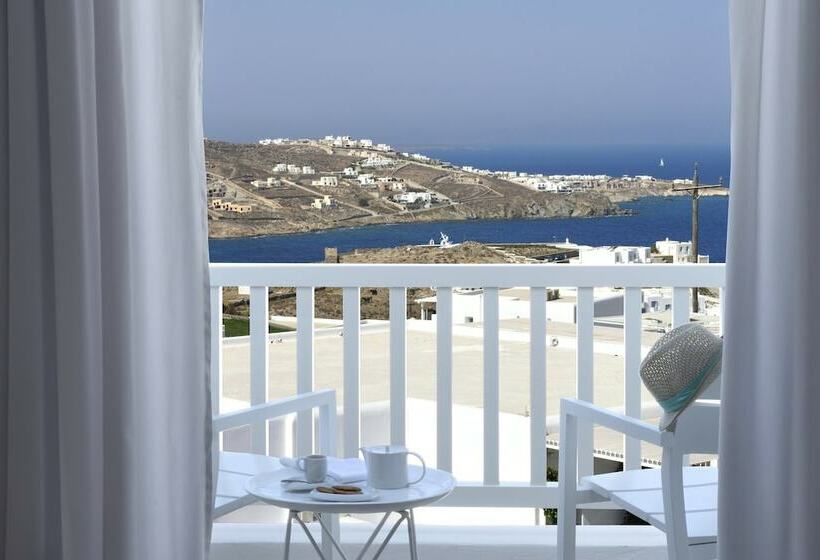 اتاق لوکس با چشم‌انداز دریا, Myconian Kyma, A Member of Design Hotels