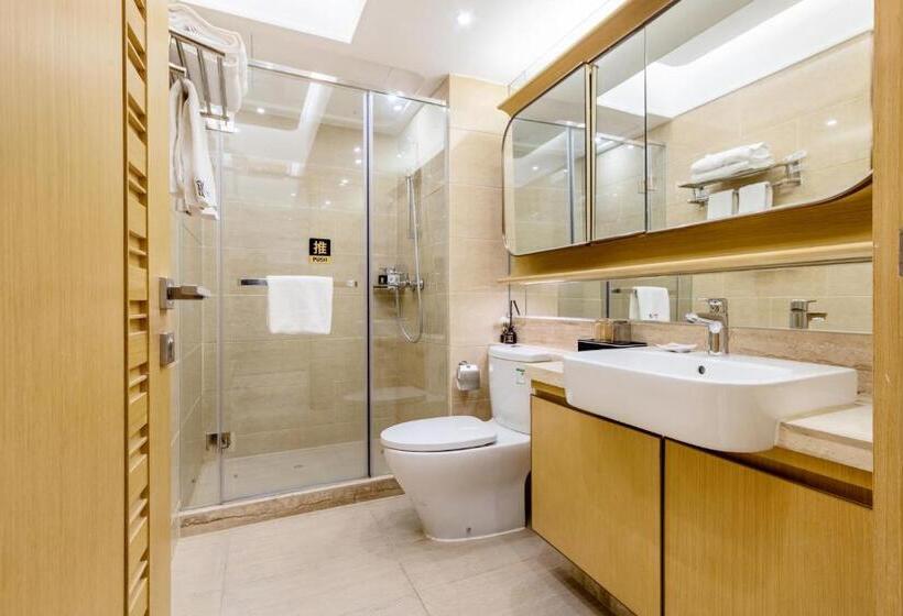 Suíte, Doria Home International Apartment  Guangzhou Huijin Ifc Keyun Road Metro Branch Canton Fair Free Sh