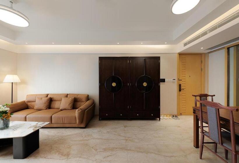 Apartamento 2 Dormitórios, Doria Home International Apartment  Guangzhou Huijin Ifc Keyun Road Metro Branch Canton Fair Free Sh