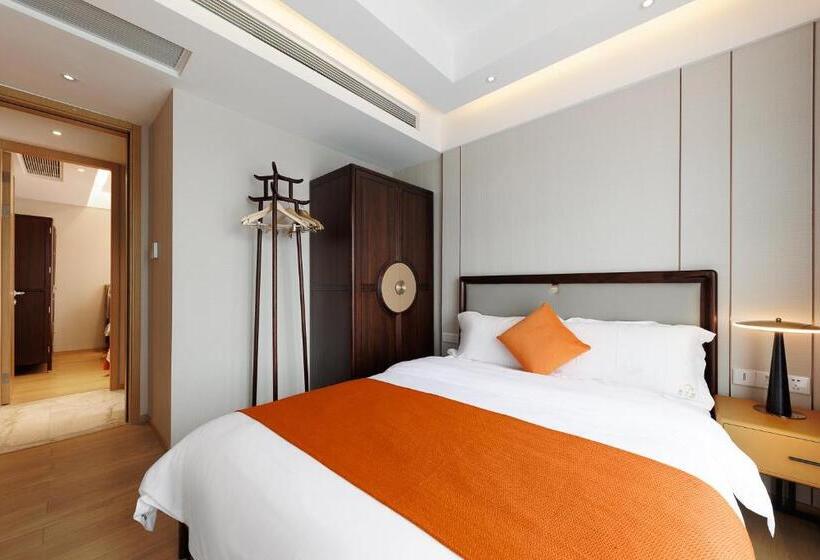 Apartamento 2 Dormitórios, Doria Home International Apartment  Guangzhou Huijin Ifc Keyun Road Metro Branch Canton Fair Free Sh