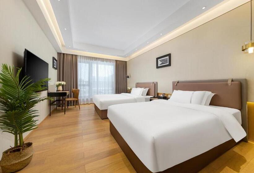 Quarto Deluxe, Doria Home International Apartment  Guangzhou Huijin Ifc Keyun Road Metro Branch Canton Fair Free Sh