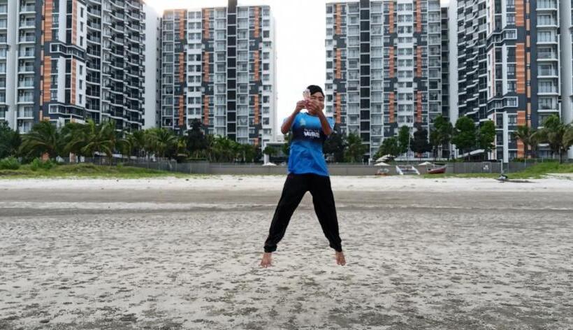 Семейный Полулюкс, D Qaseh Ummi Timurbay Pantai Balok Kuantan
