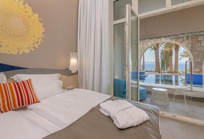 带海景的标准工作室, Bluesun Hotel Jadran