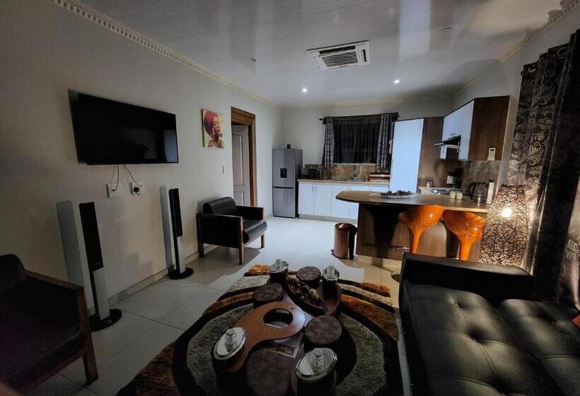 침실 1개 디럭스 아파트, The Log Cabin Apartments
