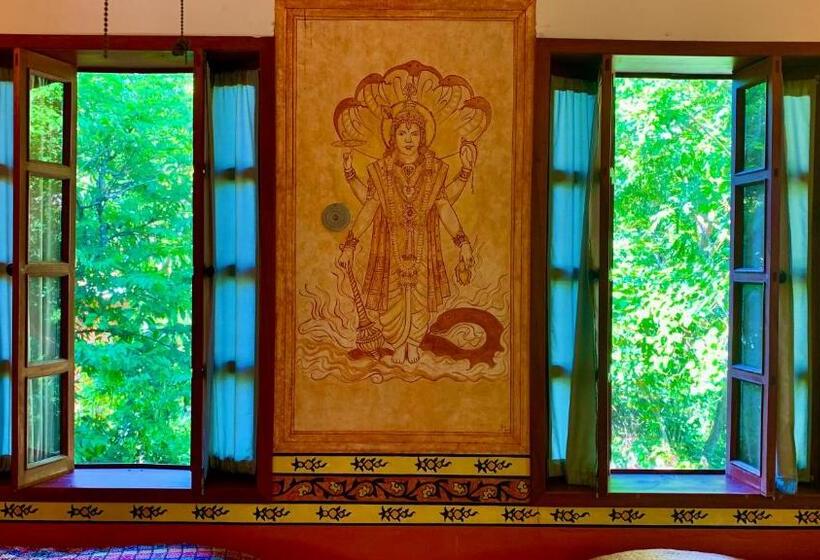 带2个双人床的标准工作室, Gardenhotel Macan Ché B&b