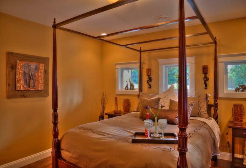 标准房带园景, Shawnigan Suite B & B