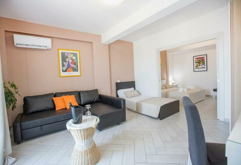 חדר סטנדרט לארבעה נוף לים, Belvedere Rent Rooms