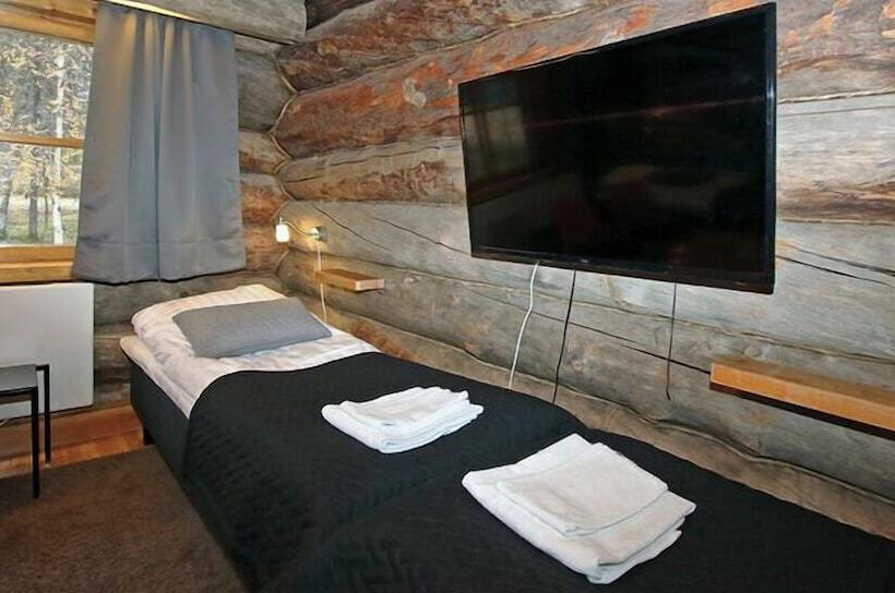 Номер Стандарт Четырехместный Совместный Санузел, Kuukkeli Log Houses Aurora Resort