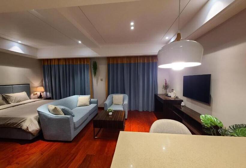 1침실 아파트 도시 전망, A New And Luxurious Vientiane Suite Apartment