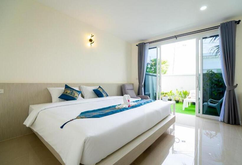 스탠다드 룸 킹사이즈 침대, Puean Chang Resort Phuket