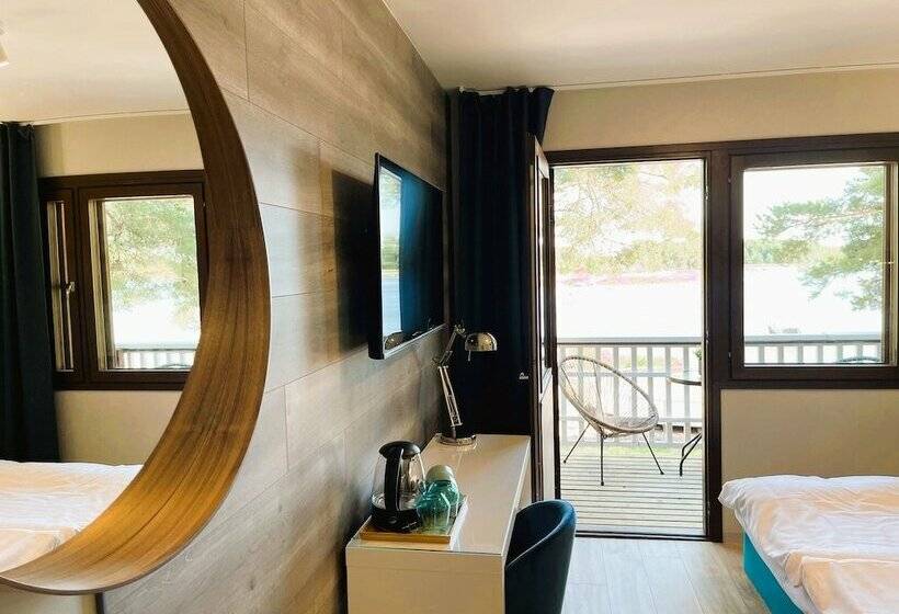 스탠다드 발코니 룸 바다 전망, Beach Hotel Santalahti