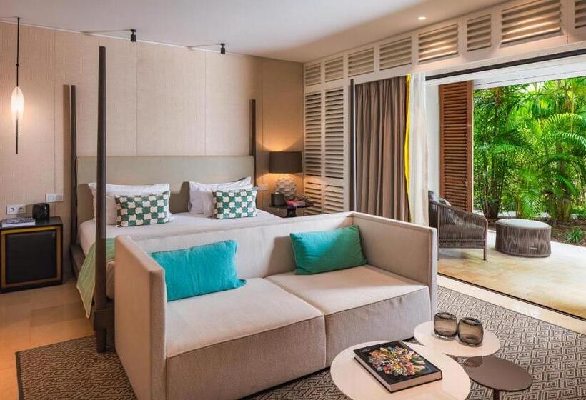 اتاق استاندارد با چشم‌انداز باغ, Le Barthélemy Hotel & Spa