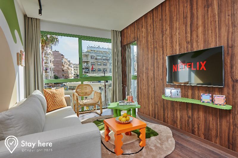带1个卧室的豪华公寓, Stayhere Casablanca Cil Vibrant Residence