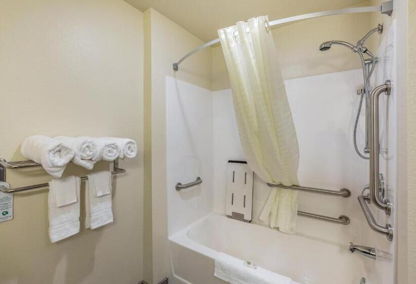 장애인을 위한 킹사이즈 침대 스탠다드 룸, Cobblestone Hotel & Suites   Stevens Point