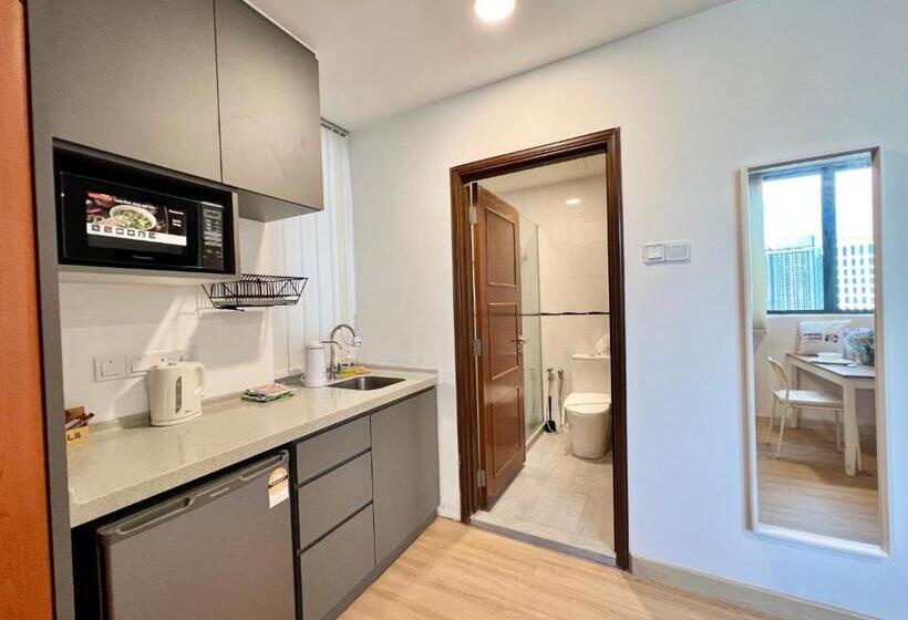 ３ベッドルームアパートメント, Wcj Cozy Dual Key Kl City With Pavilion View