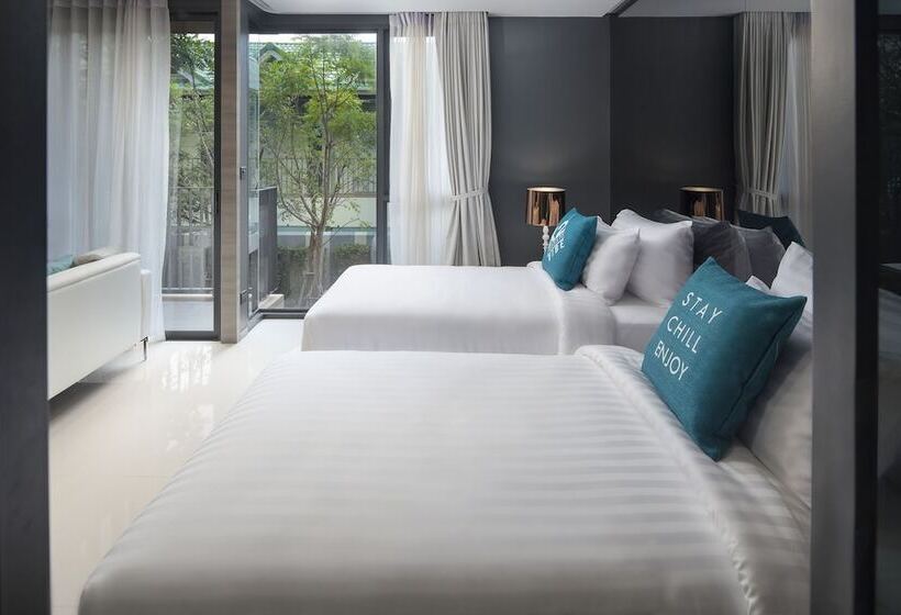침실 1개 디럭스 아파트, Cross Vibe Pattaya Seaphere   Formerly X2 Vibe Pattaya Seaphere