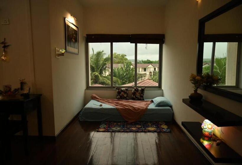 Апартаменты Deluxe 2 Спальни, Luxurious Riverfront  9min From Morjim Beach Span Suites And Villas