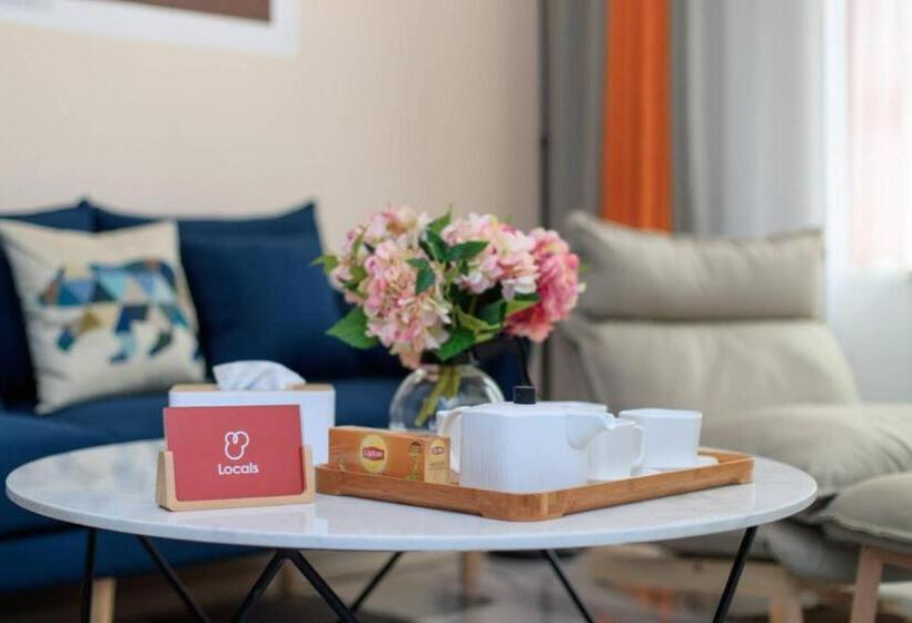 آپارتمان 1 خوابه, Baoding Jingxiu·beiguo Shopping Mall· Locals Apartment 00161950