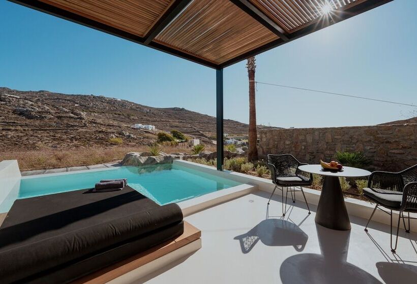 Люкс Кровать Кинг, Ftelia Black Villas