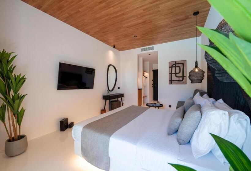 Полулюкс с Бассейном, Ftelia Black Villas