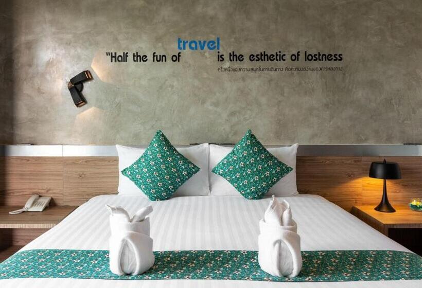 带泳池观景的豪华房, Nap Krabi Hotel   Sha Extra Plus