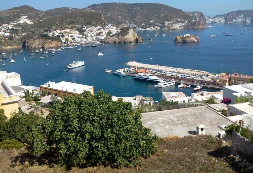 オーシャンビューのスタンダードシングルルーム, Villa Adele Ponza