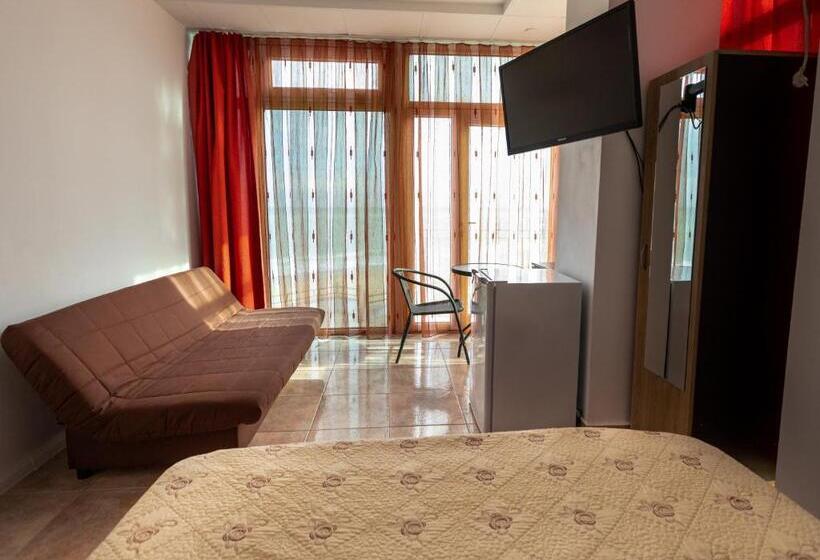 اتاق استاندارد با بالکن و چشم‌انداز دریا, La Perla Bianca Residence