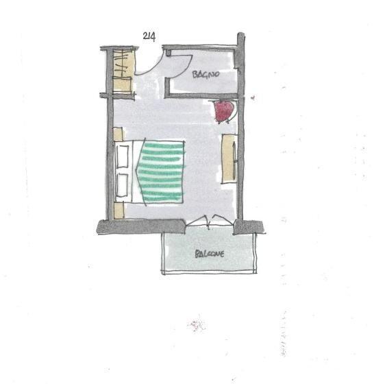 Quarto Estandar com Sacada, Paradiso Conca D Oro