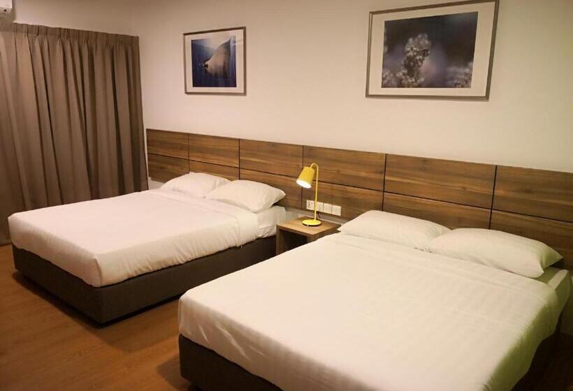 اتاق استاندارد چهار تخته, Aman Tioman Beach Resort
