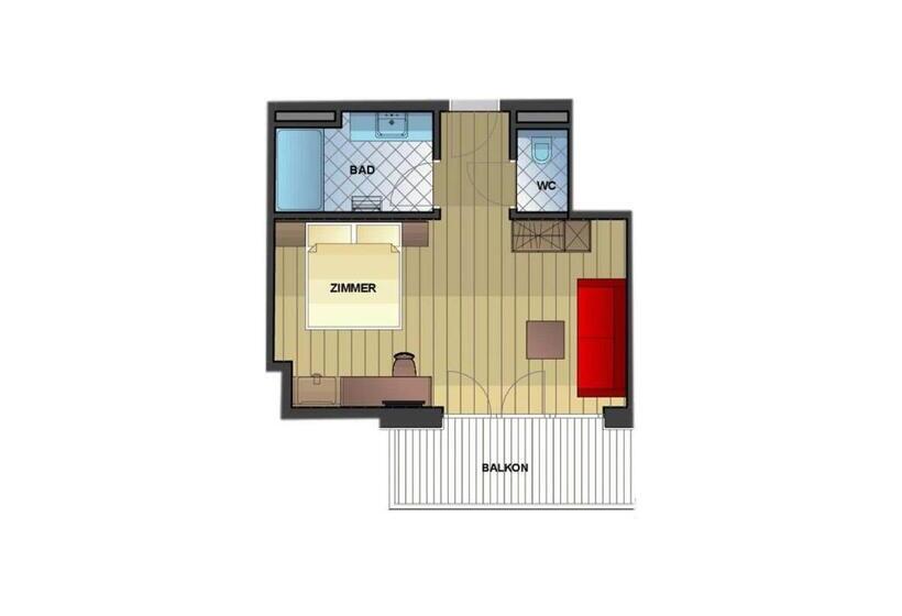 带阳台的豪华间, Appartement Pension Kendlbacher