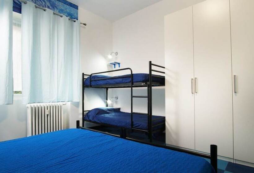 اتاق استاندارد چهار تخته, Milano Ostello