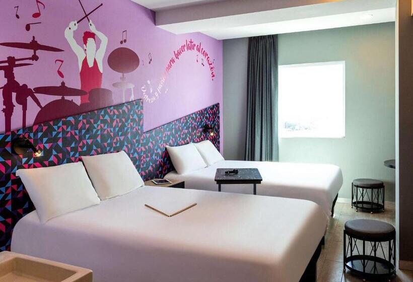 ２ダブルベッドのスタンダードルーム, Ibis Styles Merida Galerias