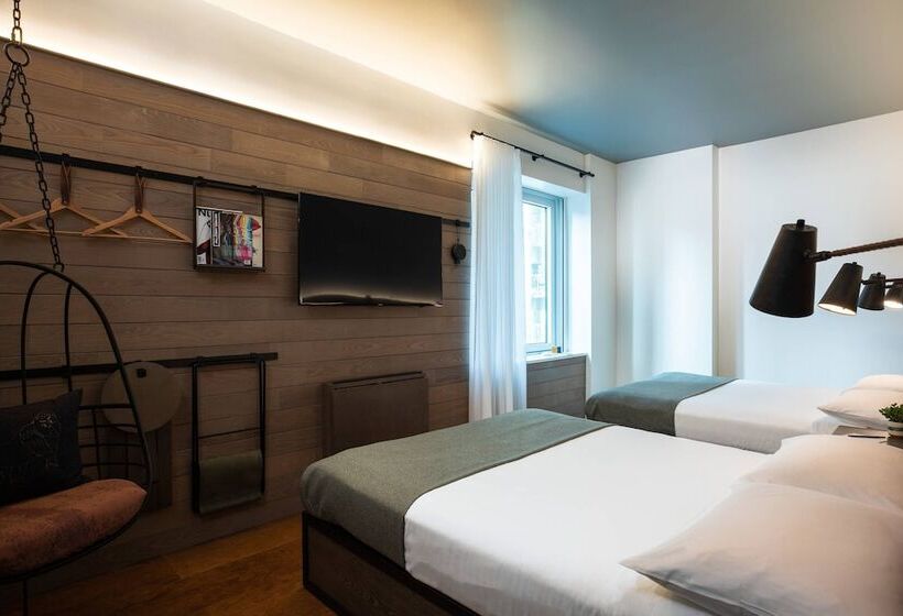اتاق استاندارد با 2 تخت دوبل, Moxy Nyc Downtown