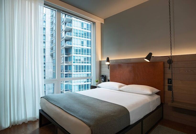 اتاق استاندارد با 2 تخت دوبل, Moxy Nyc Downtown
