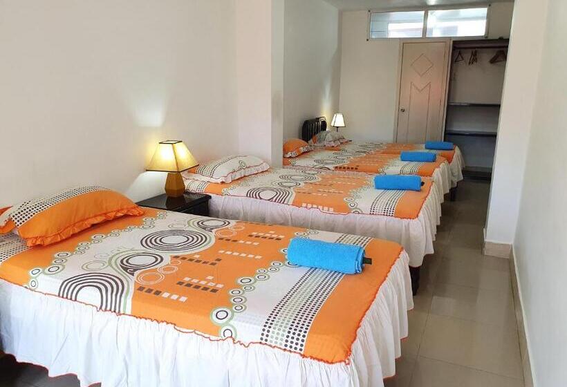 Четырехместный Номер Стандарт, Hostal Cerro Azul
