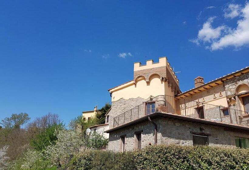デラックスビラの１ベッドルーム, Agriturismo Castello Delle Fornaci   Private Jacuzzi
