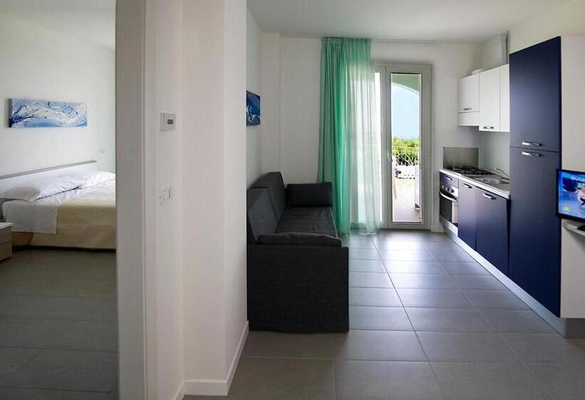 Апартаменты 1 Спальня Вид на Море, Residence Blumare