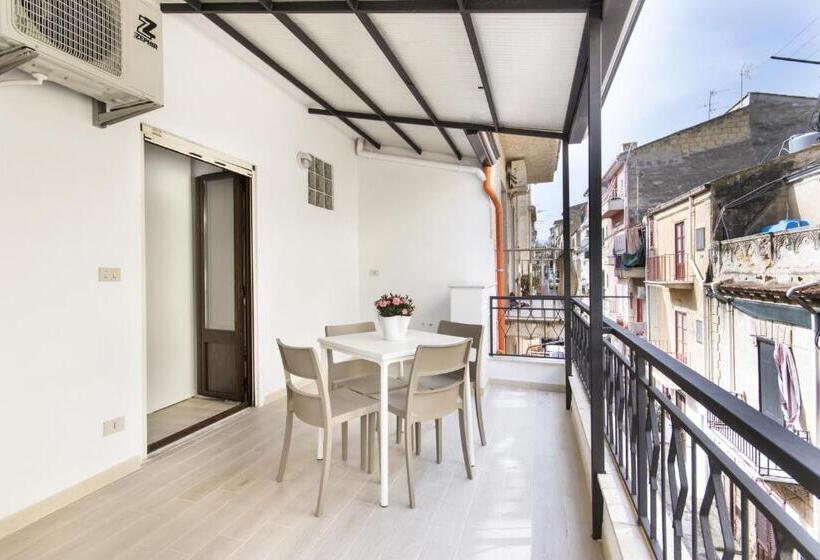 Номер Стандарт с Террасой, In Centros Vicino Cefalu Selfchekin