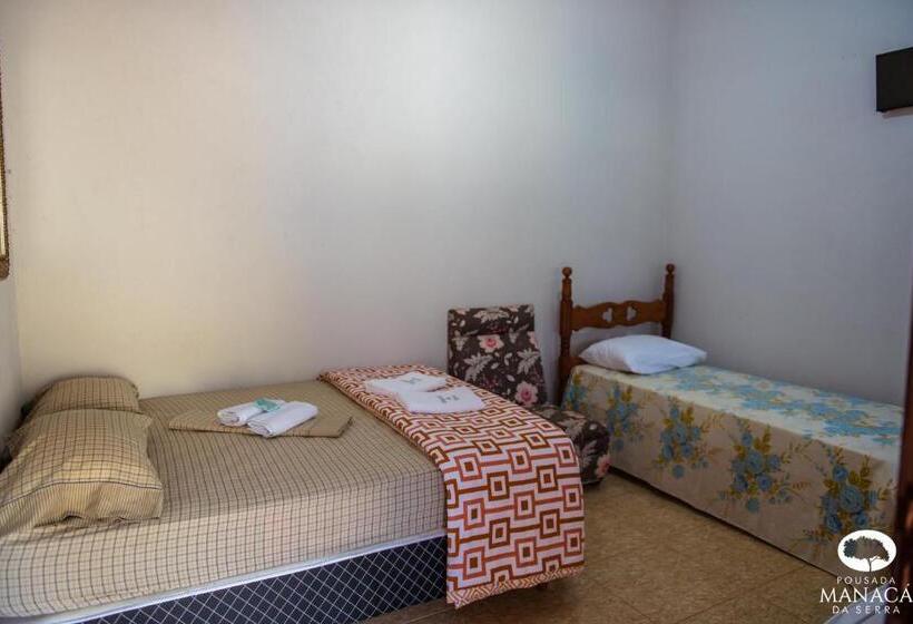 Quarto Triplo Estandar, Pousada Manacá Da Serra