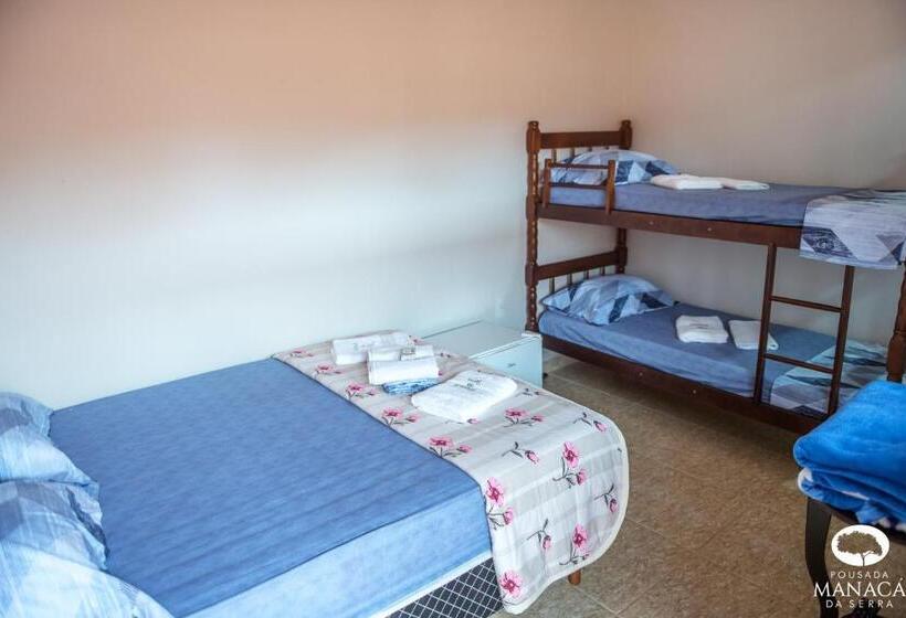 Quarto Quádruplo Estandar, Pousada Manacá Da Serra